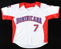 Jose Reyes Signed Dominican Republic Baseball Classic Jersey (JSA COA) N.Y Mets