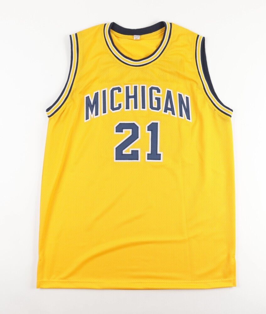 Franz Wagner Signed Michigan Wolverines Jersey (PA COA) Magic 1st Rnd Pick 2021