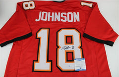 Tyler Johnson Signed Tampa Bay Buccaneers Jersey (Beckett COA) 2020 Draft Pk W.R