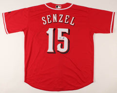 Nick Senzel Signed Cincinnati Reds Majestic MLB Jersey (JSA COA) Centerfielder