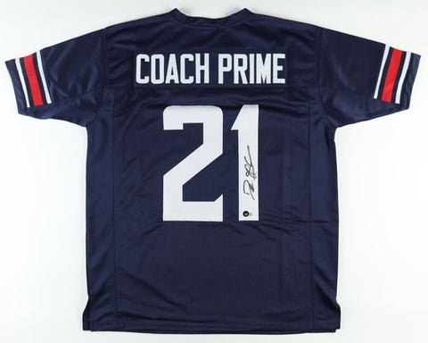 Deion Sanders Signed Colorado Buffaloes "Coach Prime" Jersey (Beckett) NFL HOF