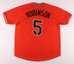 Brooks Robinson Signed Baltimore Orioles Jersey (JSA Hologram) Inscribed HOF 83