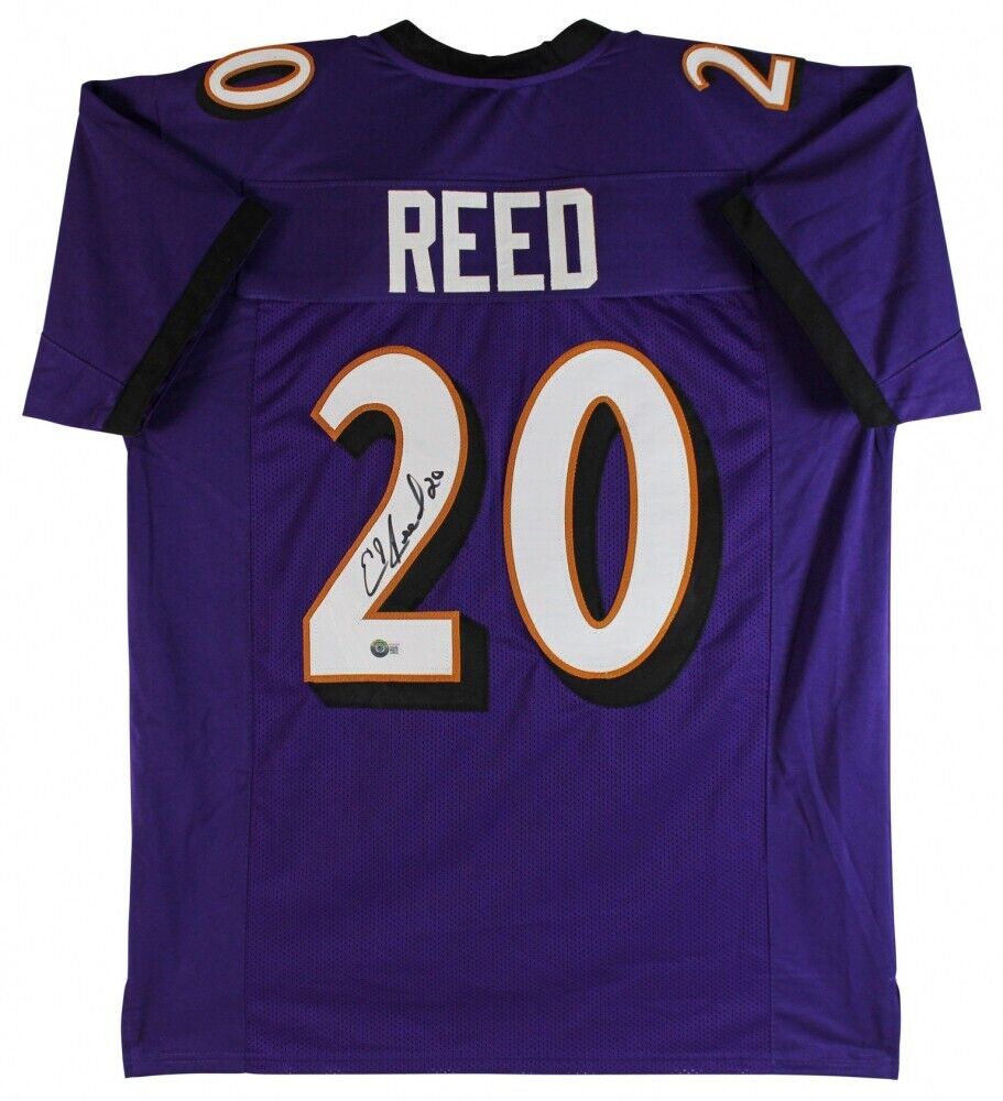Ed Reed Signed Baltimore Ravens Jersey (Beckett) Super Bowl XLVII