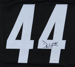 Derek Watt Signed Steeler Black Road Jersey (JSA COA) Pittsburgh Starting F..B.