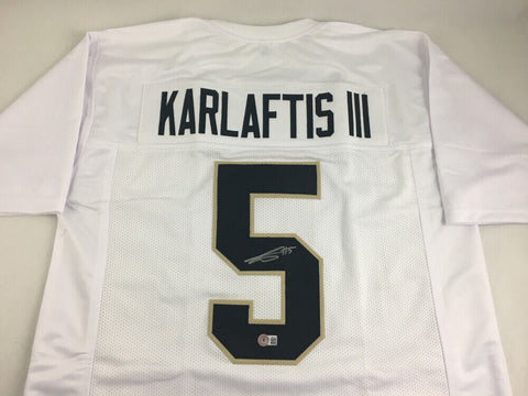 George Karlaftis Signed Purdue Boilermakers Jersey (Beckett) Jr. Defensive End