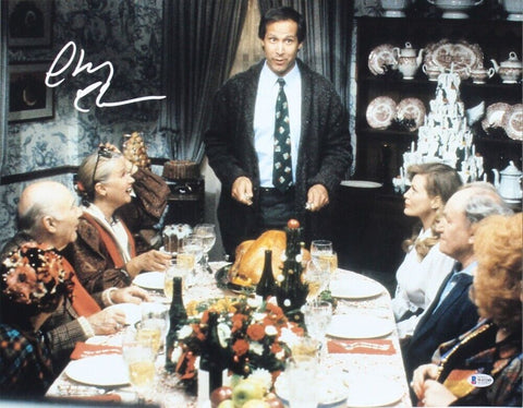 Chevy Chase Signed "National Lampoon's Christmas Vacation" 16x20 Photo (Beckett)