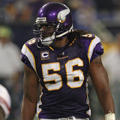 E. J. Henderson Signed Minnesota Vikings Jersey (JSA  COA) 2010 Pro Bowl L.B.