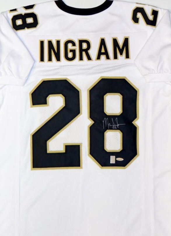 Mark Ingram Signed Saints Jersey (JSA COA & Ingram Hologram) #28