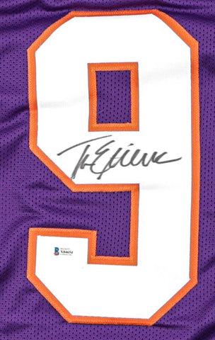 Travis Etienne Signed Clemson Tigers Jersey (Beckett COA) Jax Jaguars R.B.