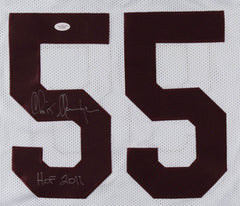 Chris Hanburger Signed Washington Redskins Jersey Inscribed "HOF 2011"(JSA COA)