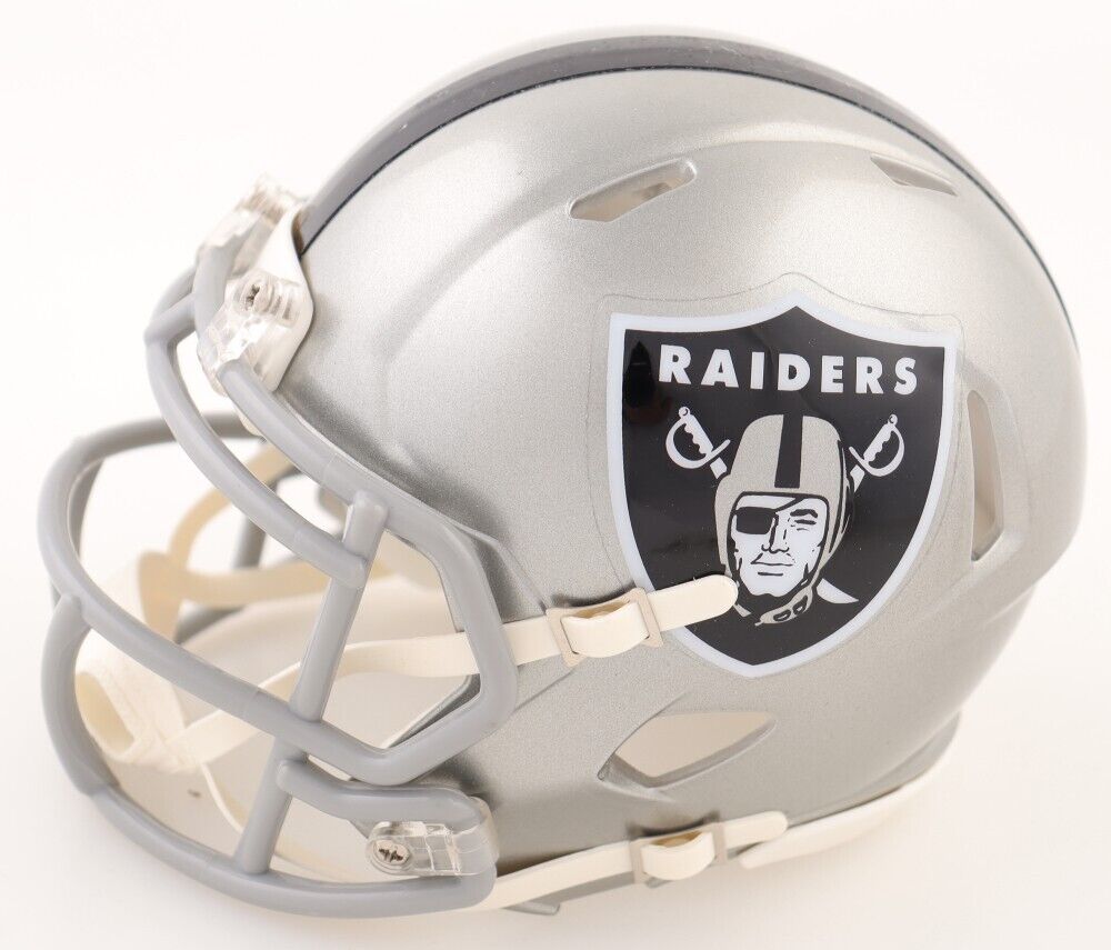 Fred Biletnikoff Signed Oakland Raiders Speed Mini Helmet (Beckett) All Pro W.R.