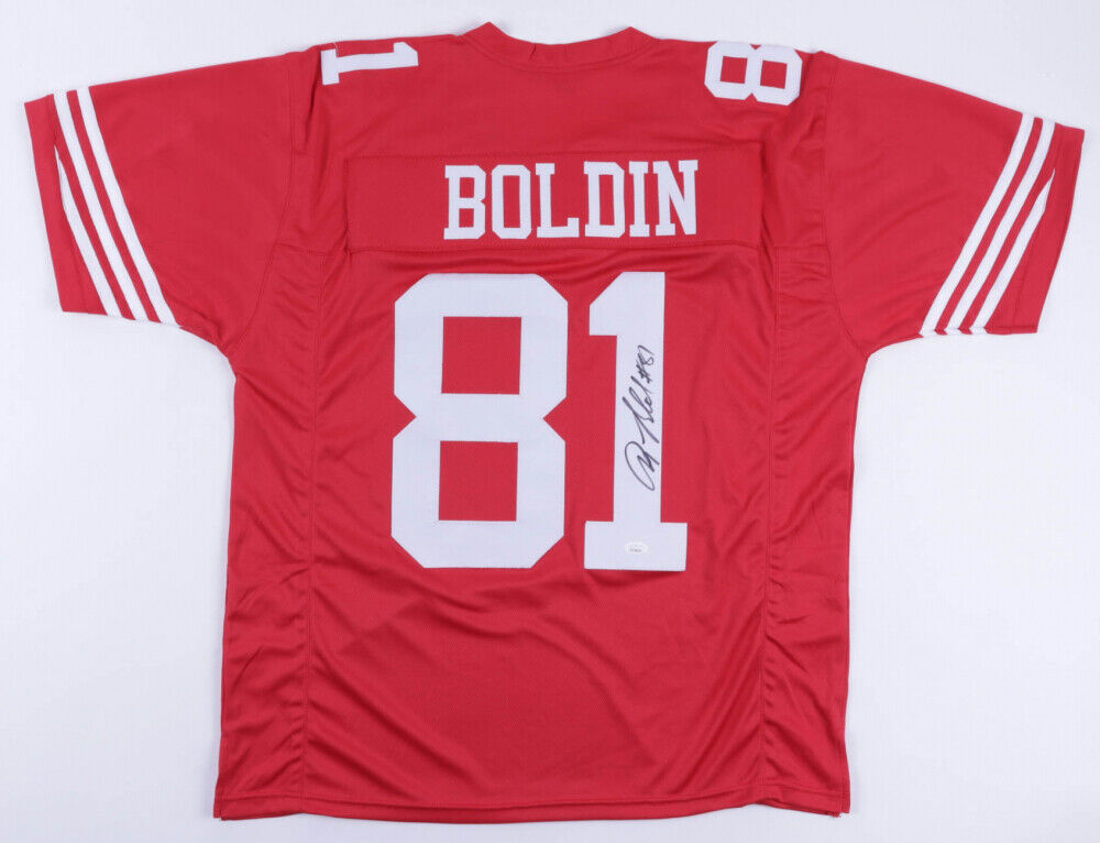 Anquan Boldin Signed San Francisco 49ers Jersey (JSA COA) All Pro Wide –