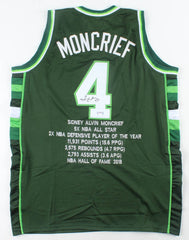 Sidney Moncrief Signed Milwaukee Bucks Jersey (PSA COA)5xAll Star Shooting guard