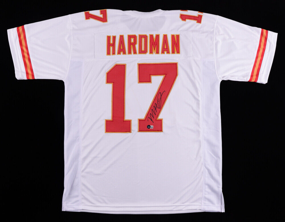 Mecole Hardman Signed Kansas City Chief Jersey (Beckett) 3xSuper Bowl Champion