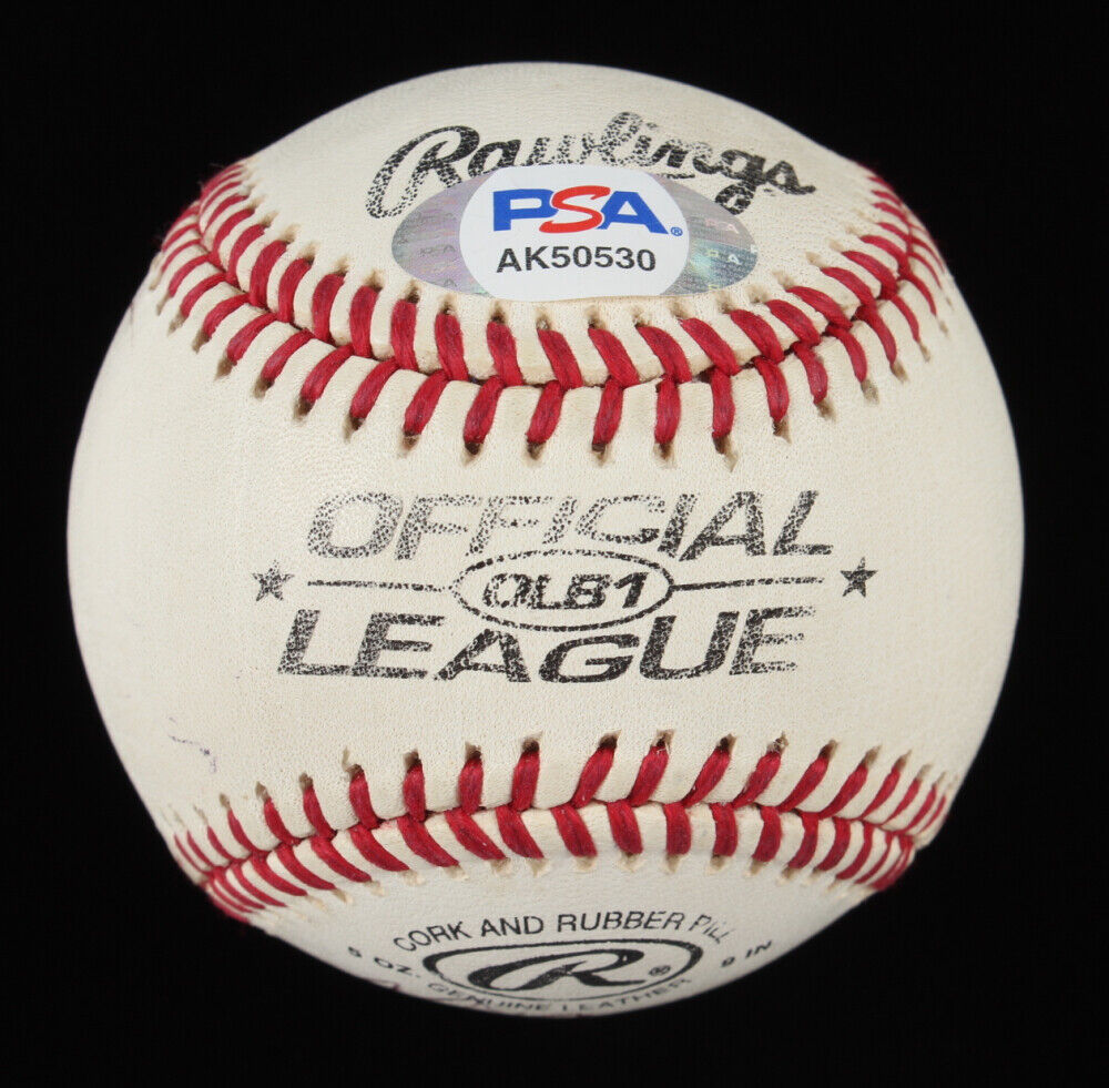 Ryne Sandberg Chicago Cubs Autographed Hall of Fame Logo Baseball