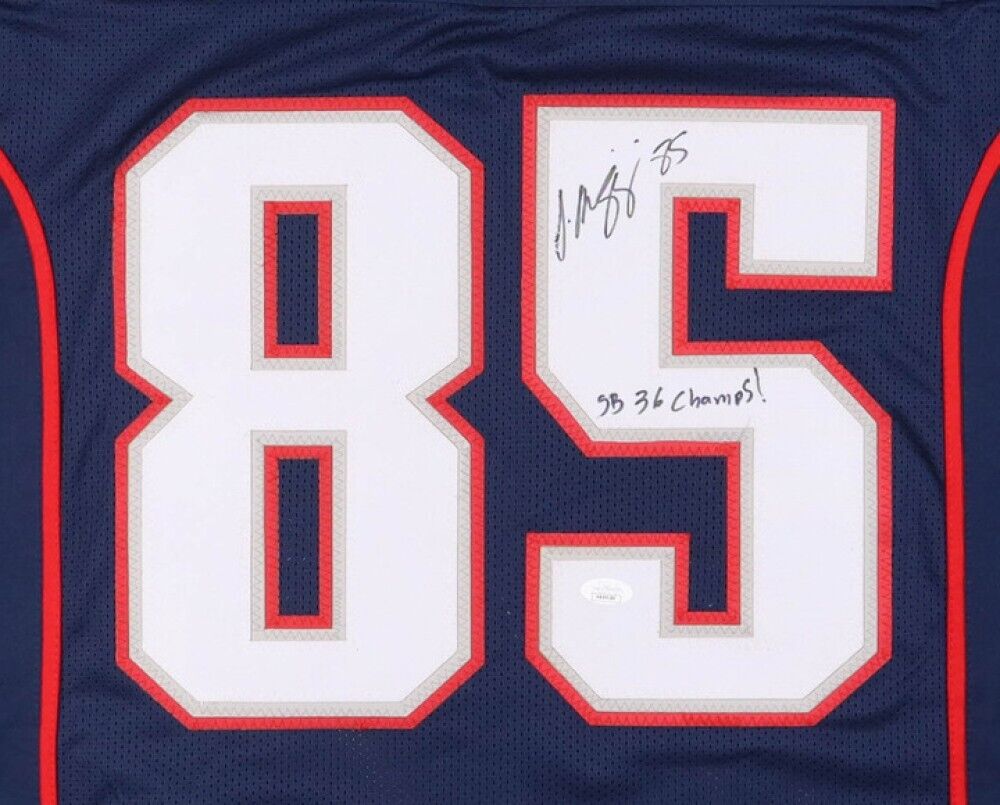 Jermaine Wiggins New England Patriots Autographed & Inscribed Custom W –  Manchester sports card store