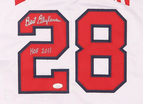 Bert Blyleven Signed Minnesota Twins Jersey Inscribed HOF 2011 (JSA) 2x All Star