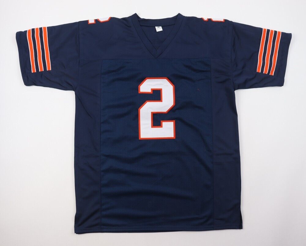 D. J. Moore Signed Chicago Bears Blue Jersey (JSA) Justin Fields Top Receiver