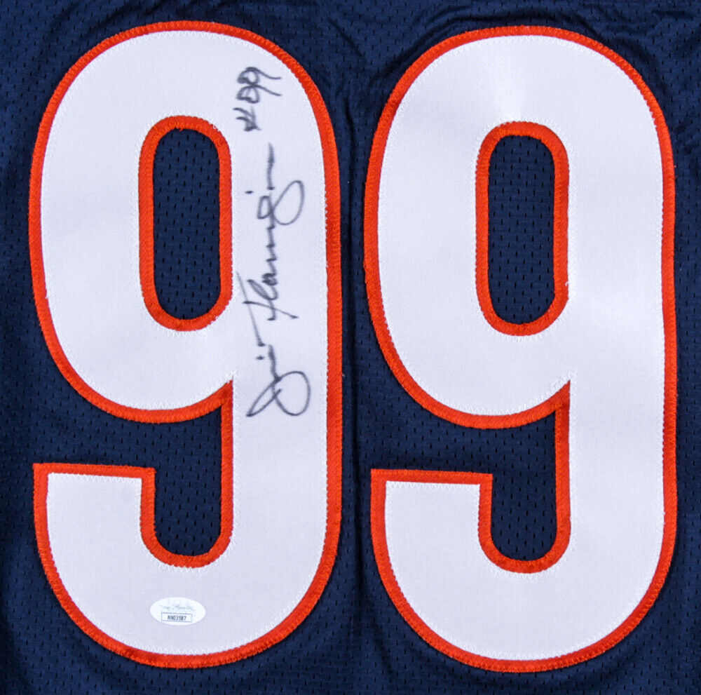 Jim Flanigan Signed Bears Custom Jersey (JSA COA) Chicago 1994 3rd Rd Pick