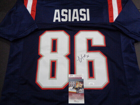 Devin Asiasi Signed New England Patriots Jersey (JSA COA) 2020 3rd Rnd Pck T.E.
