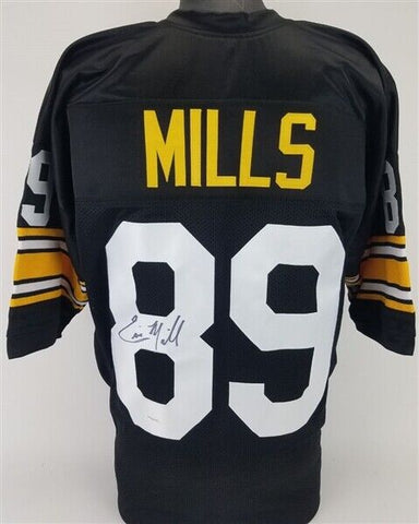 Ernie Mills Signed Pittsburgh Steelers Jersey (TSE COA) Wide Reciever 1991-1996
