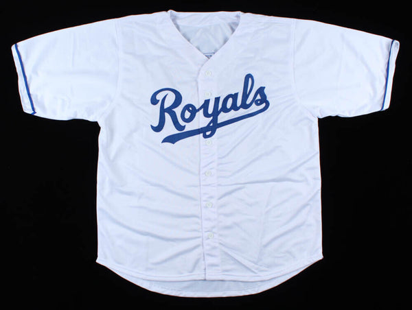 Ryan McBroom Signed Kansas City Royals Custom Jersey (JSA Witness COA)