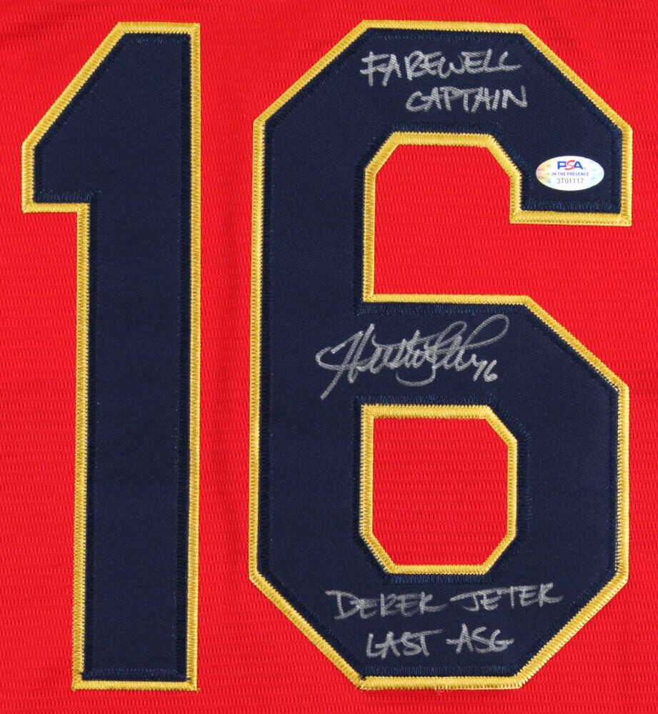 Huston Street Signed 2014 All-Star Game Jersey Farewell Captain & Jete –