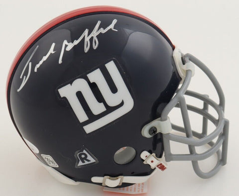 Frank Gifford & Kyle Rote Signed Mini Helmet (JSA COA) 2 New York Giants Legends