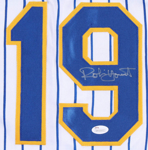 Robin Yount Signed Brewers Jersey JSA COA Hall of Famer / 2× AL MVP (1982,1989)