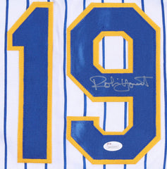 Robin Yount Signed Brewers Jersey JSA COA Hall of Famer / 2× AL MVP (1982,1989)