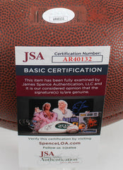 Lawrence Taylor Signed Wilson NFL Football (JSA COA) New York Giants HOF L.B.