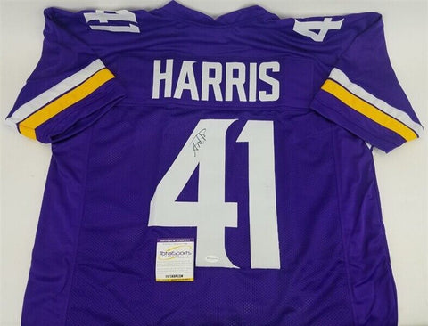 Anthony Harris Signed Minnesota Vikings Throwback Jersey (TSE COA)Defensive Back