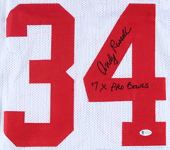 Andy Russell Signed AFC Pro Bowl Jersey (Beckett COA) Pittsburgh Steelers L.B.