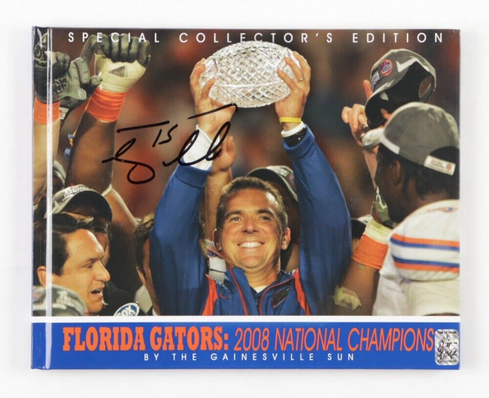 Tim Tebow Signed Florida Gators: 2008 National Champs / Collector's Edition Book