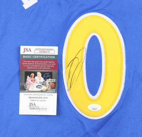 Donte DiVincenzo Signed Golden State Warriors Jersey (JSA COA) 2021 NBA Champion