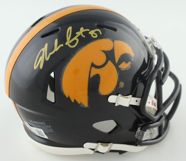 Noah Fant Signed Iowa Hawkeyes Speed Mini Helmet (Beckett) Seattle Sea –