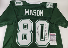 Derrick Mason "All Time Return LDR" Signed Michigan State Spartan Jersey JSA COA