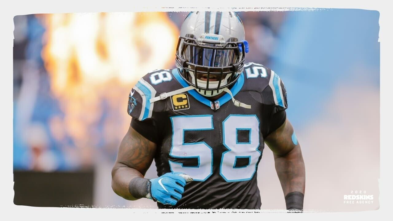 Nike Carolina Panthers No58 Thomas Davis Sr Navy Men's Stitched NFL Limited NFC 2017 Pro Bowl Jersey
