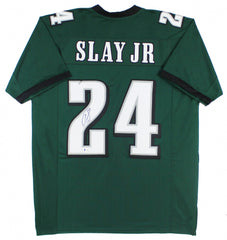 Darius Slay Jr Signed Philadelphia Eagles Signed Jersey (Beckett) 3xPro Bowl DB