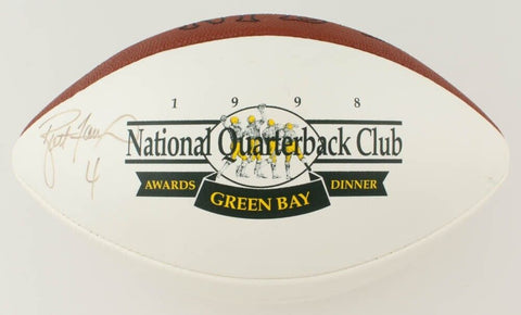 Brett Favre Signed 1998 National Quarterback Club Packers Awards Dinner Football