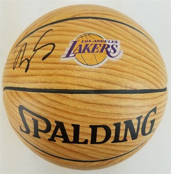 Kyle Kuzma Signed Los Angeles Lakers Logo Basketball (Beckett Witness COA)