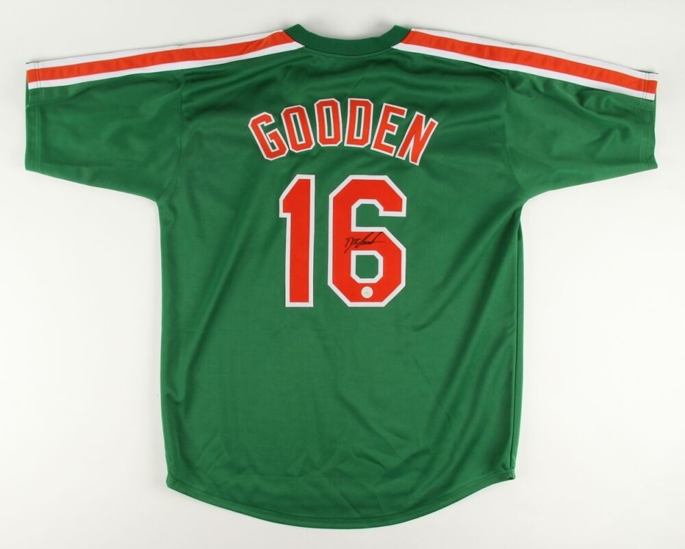 Dwight 'Doc' Gooden Signed New York Mets Mitchell & Ness Throwback