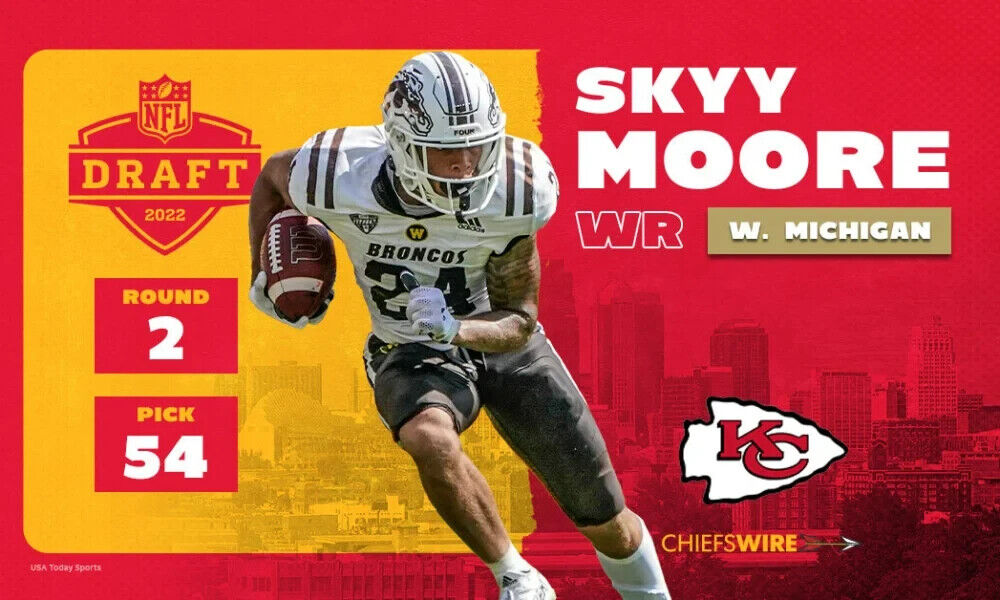 Skyy Moore Signed Kansas City Chiefs Jersey (JSA COA) 2022 2nd