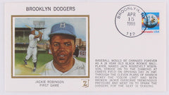 Complete Series (40) Brooklyn Dodgers FDC Envelopes with Jackie Robinson