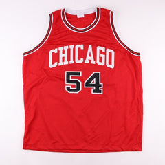 Horace Grant Signed Chicago Bulls Jersey (OKAuthentics) 4xNBA Champ / Forward