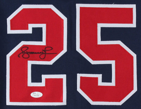 Gary Sheffield Signed Atlanta Braves Jersey (JSA) 500 Home Run