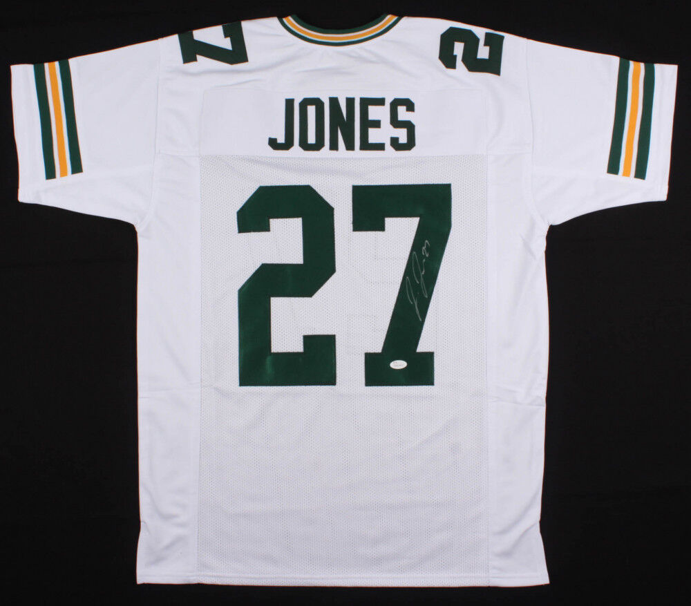 Josh Jones Signed Packers Jersey (JSA COA) Green Bay 2nd round pick / Safety