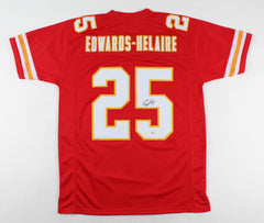 Clyde Edwards-Helaire Signed Kansas City Chiefs Jersey (Beckett Holo) #1 Pk LSU