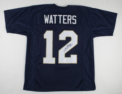 Ricky Watters Signed Notre Dame Fighting Irish Jersey (JSA COA) 49er All Pro RB