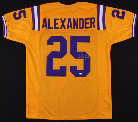 Kwon Alexander Signed LSU Tigers Yellow Jersey (JSA) Tampa Bay Bucs Linebacker